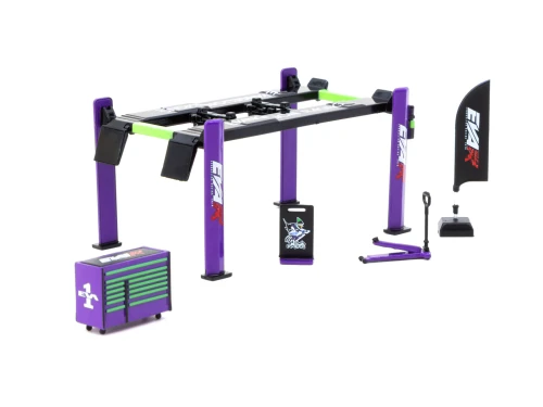 Tarmac Works 1:64 EVA Racing Garage Tools Set Plastic Model