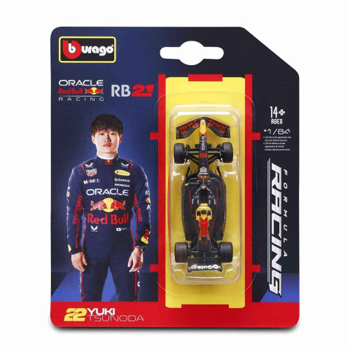Bburago 1:64 Red Bull Racing F1 Team Yuki Tsunoda Diecast Model
