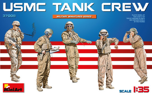 Mini Art 1:35 USMC Tank Crew Plastic Model Kit