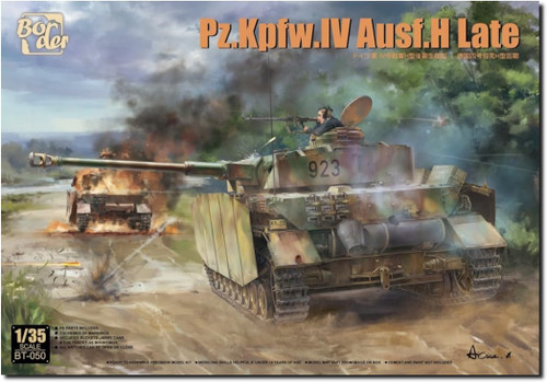 Border Model 1:35 Pz.Kpfw.IV Ausf.H Late Tank Plastic Model Kit