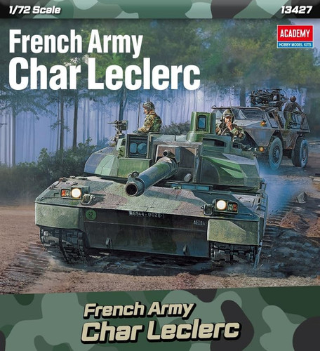 Academy 1:72 French Army Leclerc Tank Plastic Model Kit