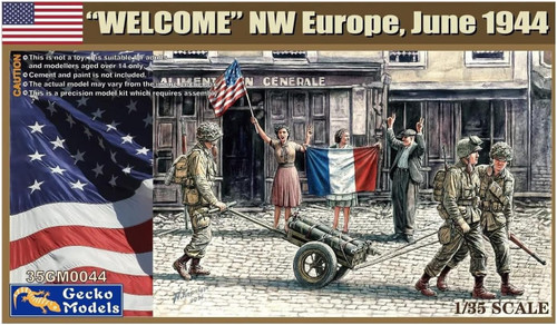 Gecko Models 1:35 ''Welcome'' Northwestern Europe, June 1944 Plastic Model Kit