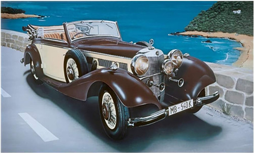 Italeri 1:24 1936-39 Mercedes Benz 540K Plastic Model Kit