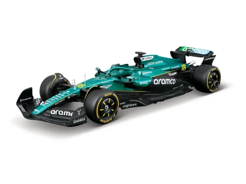Bburago 1:24 2025 F1 Aston Martin AMR25 #14 Alonso Diecast Model (with figure)