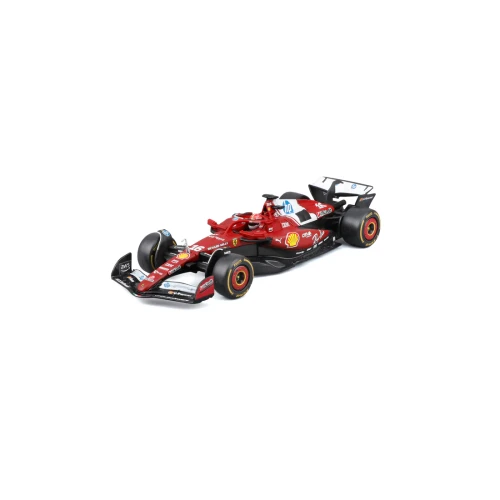 Bburago 1:43 2025 F1 Ferrari SF-25 #16 Leclerc Diecast Model (with helmet)