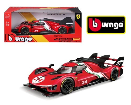 Bburago 1:18 2024 Ferrari 499P Modificata #24 Diecast Model