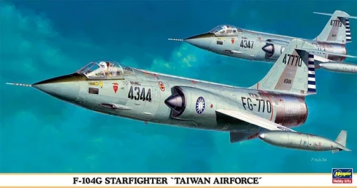 Hasegawa 1:48 F-104G Starfighter Taiwanese Air Force Plastic Model Kit