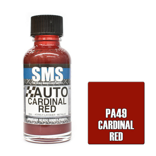 SMS Auto Color Cardinal Red 30ml