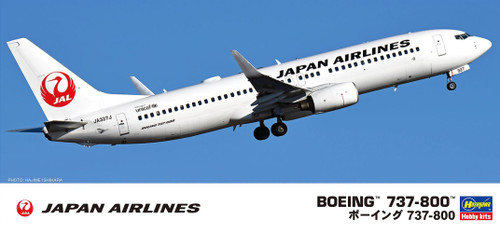 Hasegawa 1:200 Japan Air Lines Boeing 737-800 Plastic Model Kit