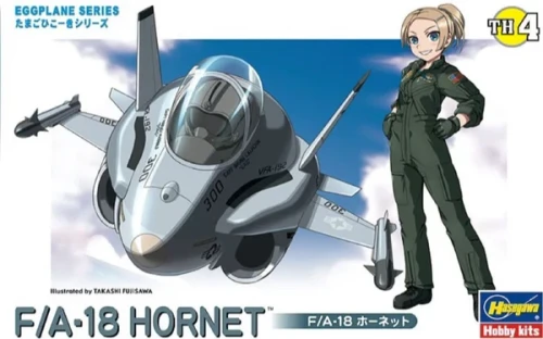 Hasegawa Egg Plane Series F/A-18 Hornet (non-scale) Plastic Model Kit