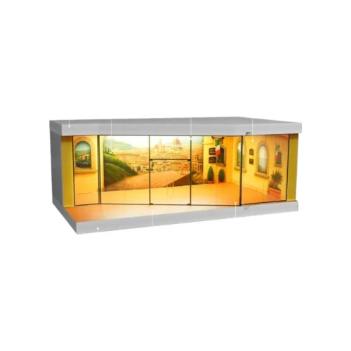 SCJ 1:64 Italian Sytle Exhibition Hall Miniature Diorama