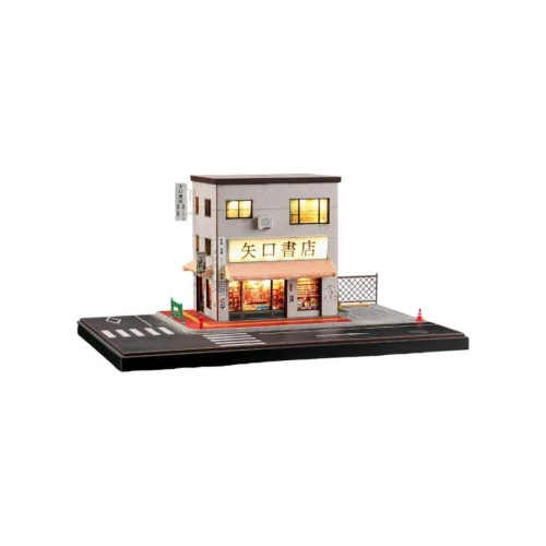 SCJ 1:64 Corner Inn Scene Miniature Diorama