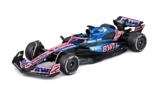 Bburago 1:43 F1 2025 BWT Alpine A525 #10 Gasley Diecast Model (without helmet)