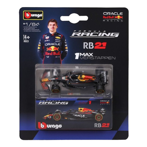 Bburago 1:64 F1 2025 Red Bull Racing RB-21 #1 Verstappen Diecast Model