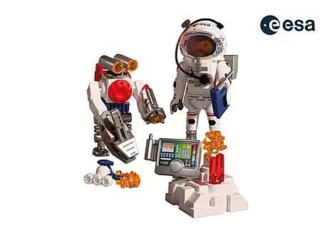 Playmobil ESA: Astronaut with Robot Playset