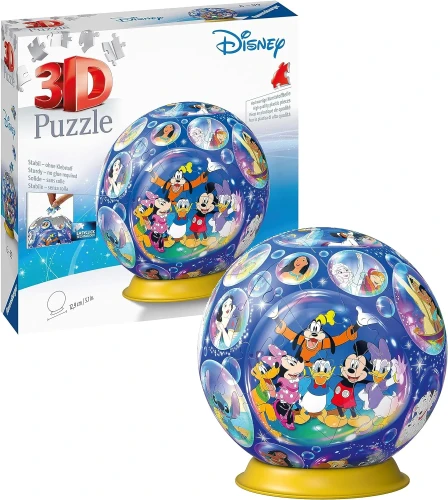Ravensburger - 3D Disney Characters 72pc Puzzleball