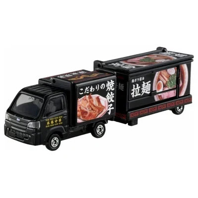 Tomica 1:55 Long #142 Subaru Sambar Kitchen Trailer Diecast Model