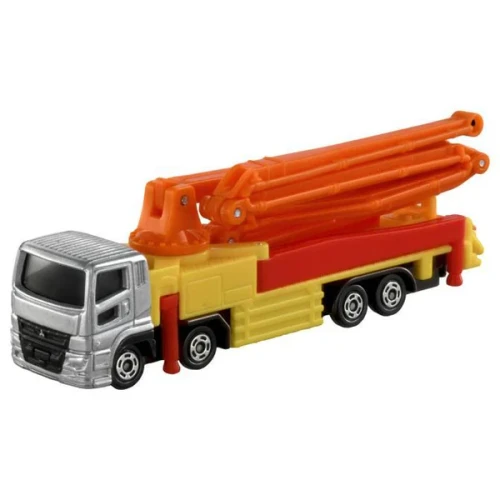 Tomica 1:64 Long #127 Mitsubishi Fuso Super Great Concrete Pumping Truck Diecast Model