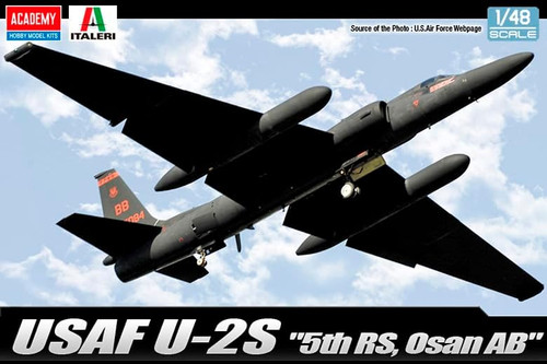 Academy 1:48 USAF U-2 5th Reconnaissance Squadron Plastic Model Kit