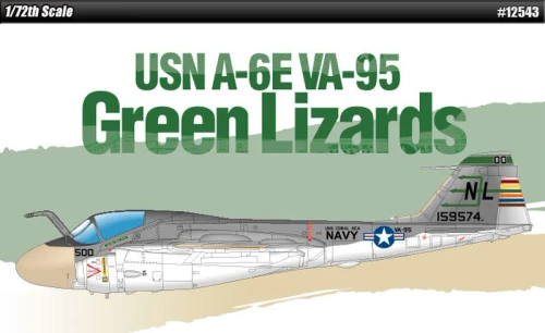 Academy 1:72 USN VA-95 A-6E Green Lizards Plastic Model Kit