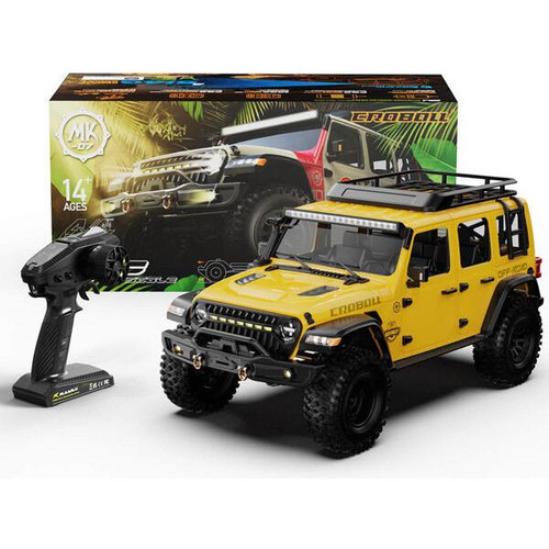 Rlaarlo 1/7 Croball MK-07 Yellow ARTR BLS Radio Control Vehicle