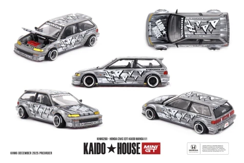 Kaido House 1:64 Honda Civic (EF) Kaido Manga V1 Diecast Model