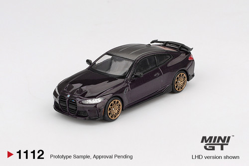 Mini GT 1:64 BMW M4 M-Performance (G82) - Daytona Violet - Diecast Model