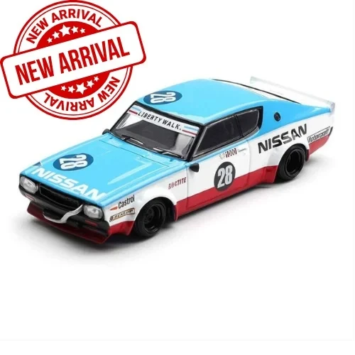 Mini GT 1:64 Skyline Kenmeri Liberty Walk - Nissan Racing 1975 Concept - Diecast Model