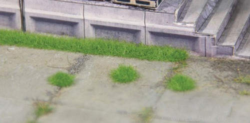 Heki 100 Medium Green Grass Tufts & 6 Grass Strips