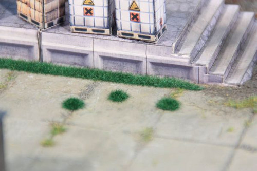 Heki 100 Dark Green Grass Tufts & 6 Grass Strips