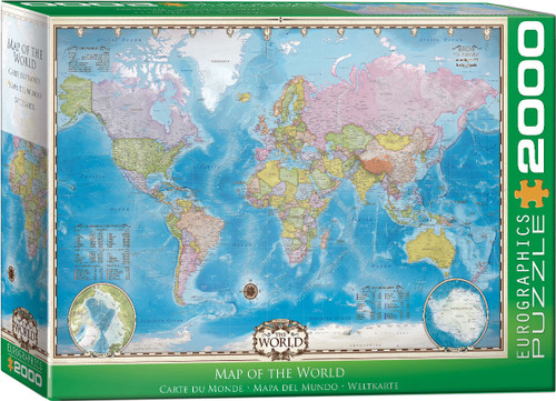Eurographics Map Of The World 2000pc Puzzle