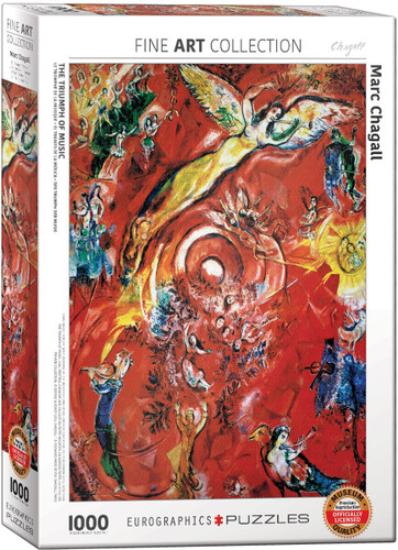 Eurographics Marc Chagall; Triumph Of Music 1000pc Puzzle