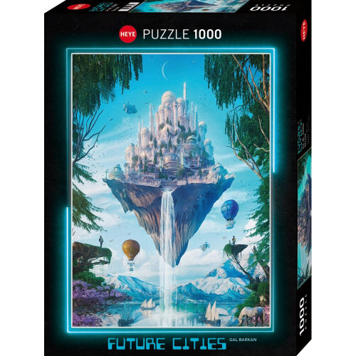 Heye Future Cities; Sky Isle 1000pc Puzzle