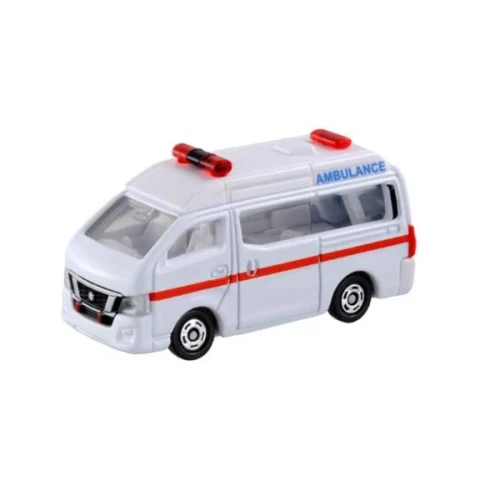 Tomica 1:69 #18 Nissan NV350 Caravan Ambulance Diecast Model