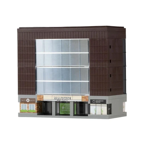 Tomix N Multi Building Round Window 5 Floors Plastic Kit