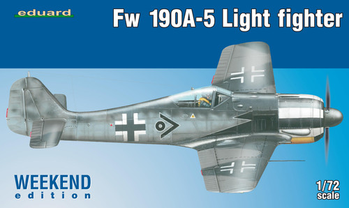 Eduard 1:72 Focke-Wulf  Fw 190A-5 Light Fighter (2 Cannons) Plastic Model Kit