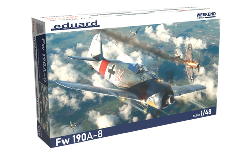 Eduard 1:48 WWII Focke-Wulf Fw 190A-8 German Fighter Plastic Model Kit