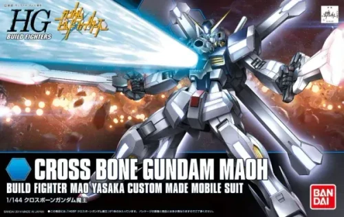 Bandai 1:144 HGBF Cross Bone Gundam Maoh Plastic Model Kit
