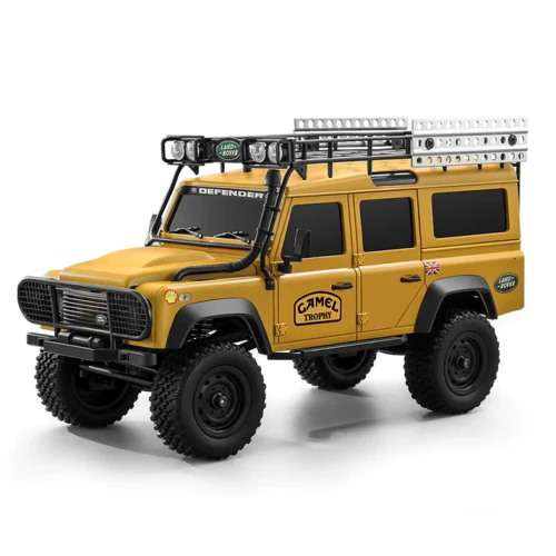 MN Model 1/18 Land Rover Defender RTR RC Crawler, Yellow