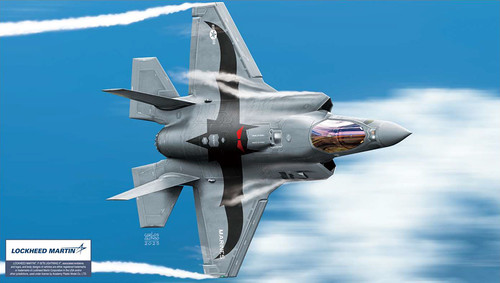 Academy 1:72 USMC F35B Lightning II VMFA-242 Bats Plastic Model Kit