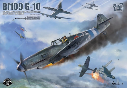 Border Model 1:35 Bf109 G-10 German Messerschmitt Plastic Model Kit