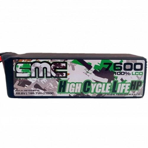 SMC HCL-HP 22.2V 7600mAh 150C G10 Protection Plates XT90