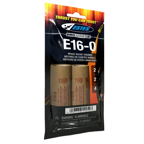 Estes E16-0 Model Rocket Engines (29 mm)