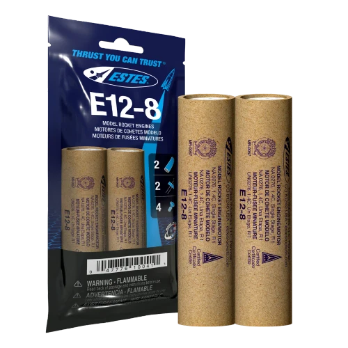 Estes E12-8 Model Rocket Engines (24mm)
