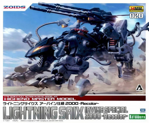 Kotobukiya 1:72 Zoids Lightning Saix Irvine Special 2000-Recolour Plastic Model Kit