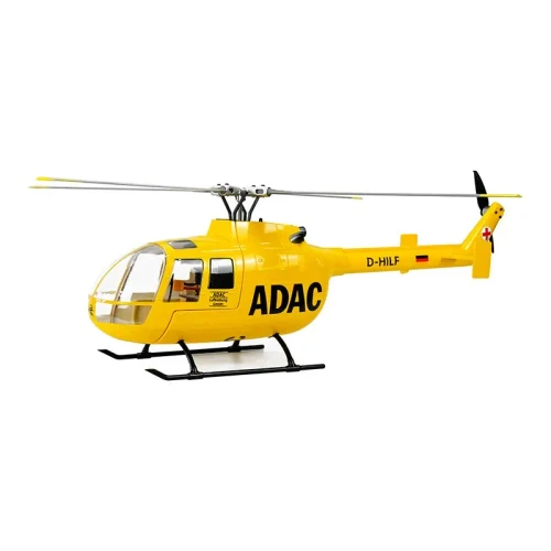 Flywing BO-105 GPS 6CH RC Helicopter - Yellow ADAC RTF