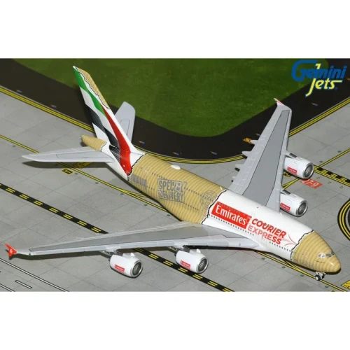 Gemini Jets 1:400 Emirates Courier Express Airbus A380 Diecast Model Plane