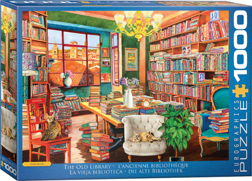 Eurographics The Old Library 1000pc Puzzle