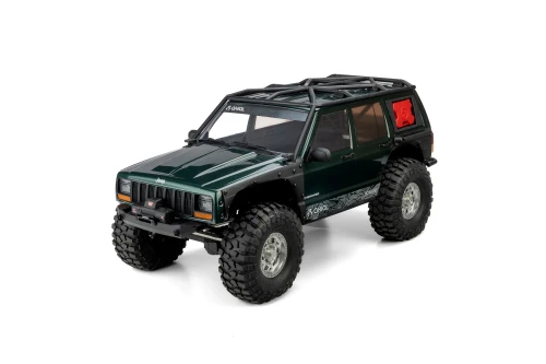 Axial 1/10 SCX10 III Jeep Cherokee XJ 4X4 RTR Brushed Rock Crawler, Green