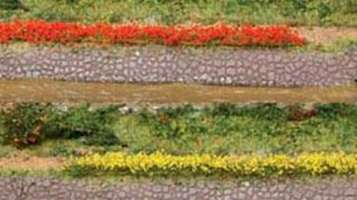 Heki Grass Strips Yellow/Red 100mm